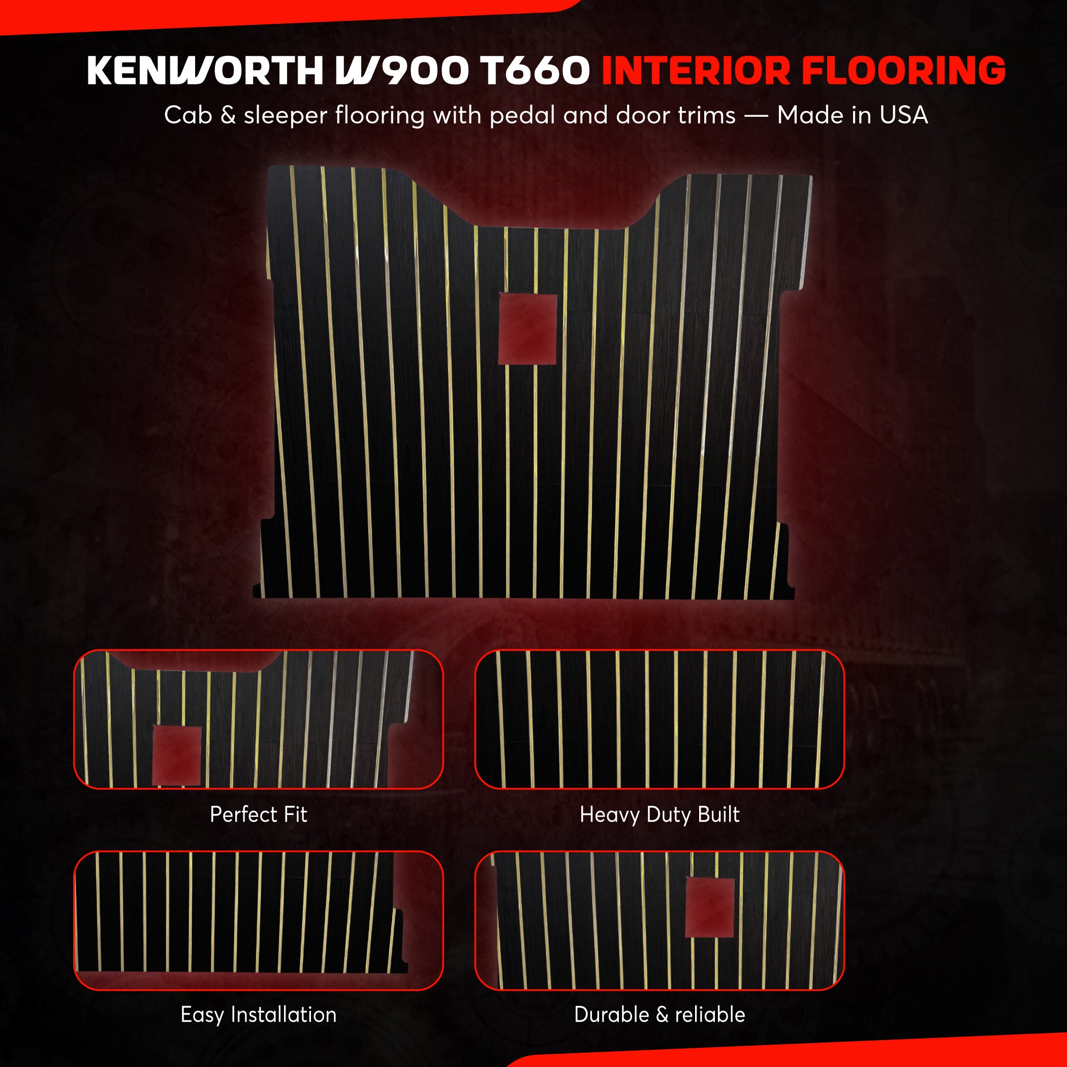 kenworth w900 t660 Marine flooring