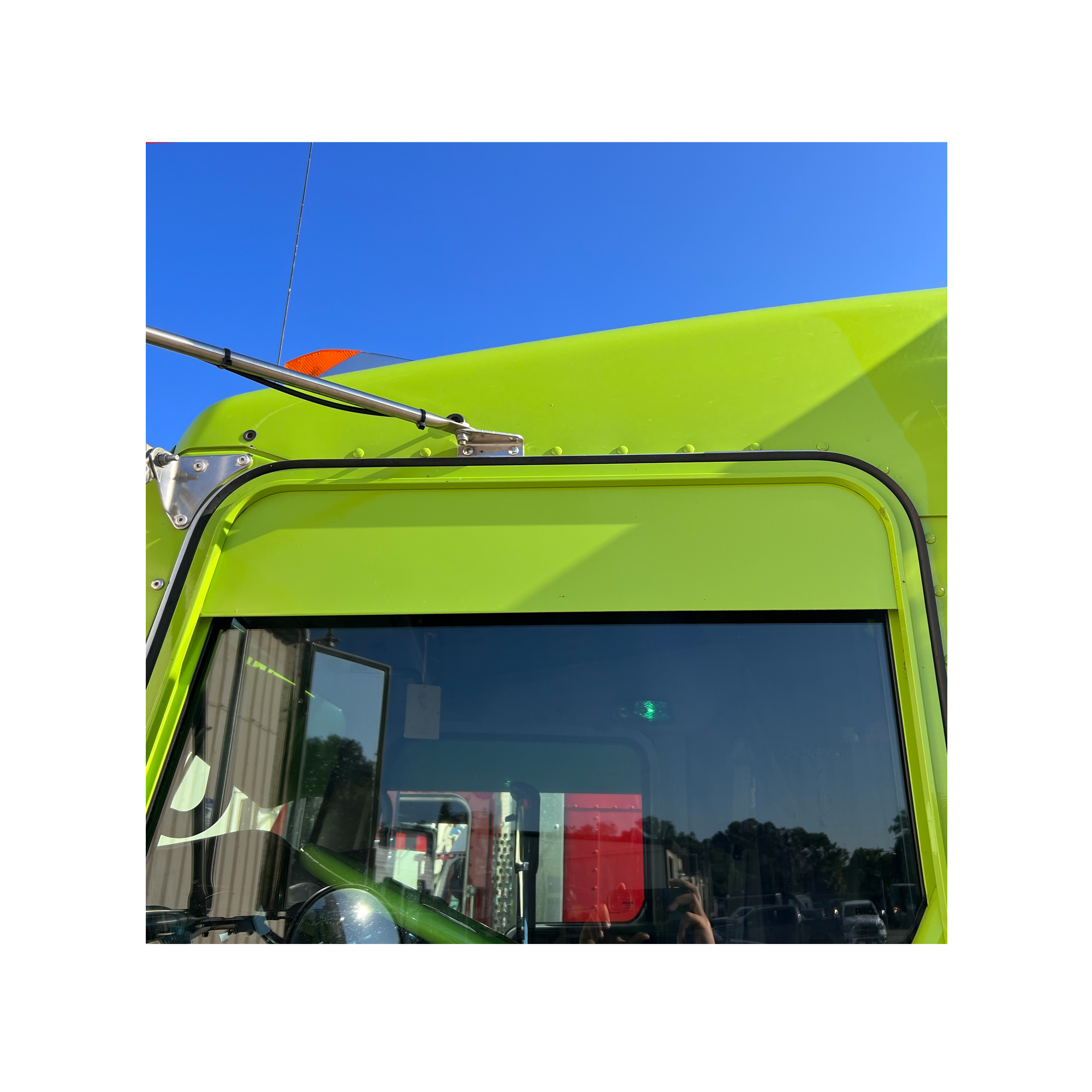 8 Inch Flange Chop Top Windows Set Stainless Steel