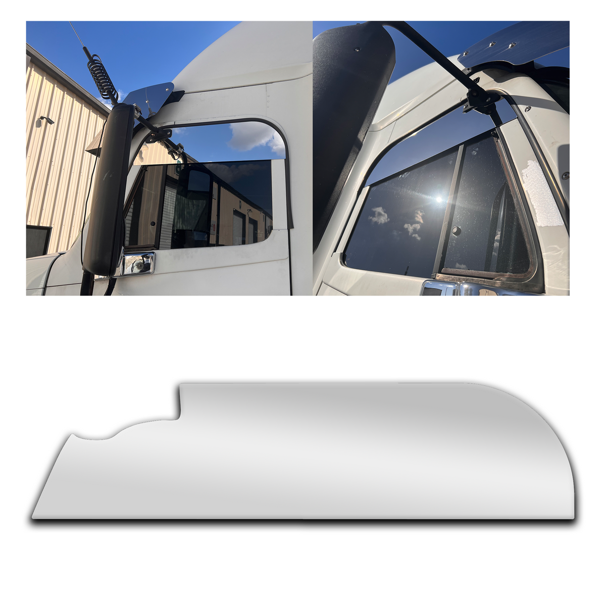 Freightliner Century Columbia Window Chops 8 Inch Set
